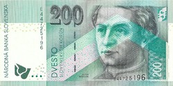 200 korun korona 2002 Szlovákia