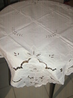 Beautiful floral rosette tablecloth
