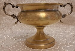 Antique silver-plated sugar bowl (m4761)