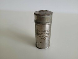 Régi borotvaszappan tartó fémtégely Colgate & Co. New York szappanrúd
