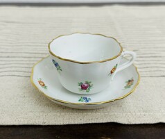 A rare coffee cup with a floral pattern from Old Herend.