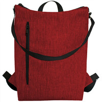 Víz- és kopásálló nagy piros variálható táska
