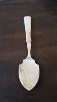 Silver-plated jam and grapefruit spoon with mother-of-pearl handle