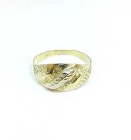 Yellow-white gold ring (zal-au119914)