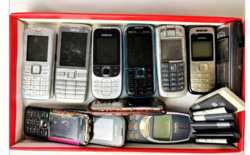 Old mobile phone package