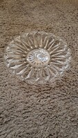 Flower-shaped glass dish
