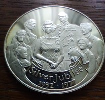 Britt királyi család  1977 ezüst 40g