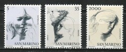 San marino 0009 mi 1162-1164 postal clear €2.40