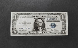 Rare! Usa 1 dollar 1935 f, silver certificate, f+.