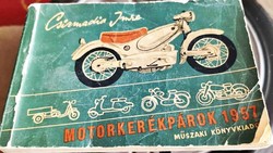 Extrém ritka! Csizmadia Imre Motorkerékpárok 1957