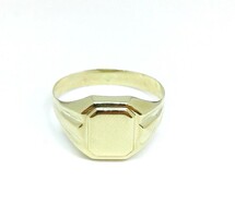 Gold signet ring (zal-au122891)