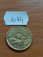 Canada $1 2014 steel brass plated, ii. Queen Elizabeth, ice diver 1044