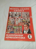 Monte Cristo Grófja 1. rész képregény- RETRO Képregény 1.