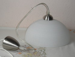 Ceiling lamp with glass lampshade
