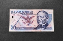 Ritka! Mexico 20 Pesos 1992, VF+