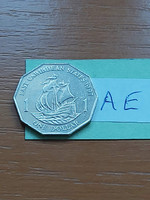 Eastern Caribbean States $1 1997 Copper-Nickel, ii. Queen Elizabeth #ae