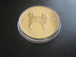 2 000 forint mudi emlékérme a magyar pásztor és vadászkutyafajták sorozat 4. darabja 2022 UNC