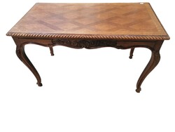 Neo-baroque decorative square coffee table