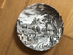Old english village - Wedgwood porcelain plate