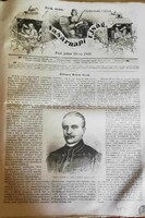 D203447  p333  Melczer István  személynök - Eperjes -  Budapest  -1866-os újság címlapja