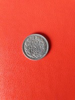 1935. Ezüst Hollandia 10 cent! UNC.