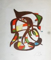 Klasszikus Miro -  rézkarc