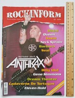 Rockinform 2005/6 Anthrax Billy Idol Seal Dream Theater Barbaro Machine Mouse Knopfler Queen Tortuga