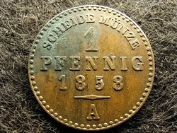 Német Államok Szász-Weimar-Eisenach Nagyhercegség Sándor Károly (1853-1901) 1 Pfennig 1858 A