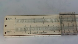 Antik top vintage tolókar  logarléc AW Faber DR Patent No.206428 - 1927.