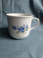 Nagy Bohemia nefelejcs mintás porcelán bögre1.
