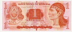 Honduras 1 lempira 2014 UNC
