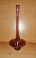 Retro vékony üveg váza - 28 cm magas (1/d)