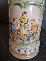 Gyönyörű ónfedeles korsó - Hubertus Vadásztársaság, 1992. május 21.
