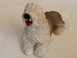 200 Forintos ládám - Gyanta kutya kutyafigura Bearded Collie