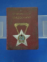 SZTAHANOVISTA IGAZOLVÁNY 1954