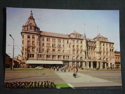 Képeslap, Debrecen, Aranybika Hotel ,szálloda,étterem,söröző ,1970-
