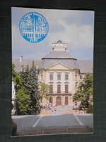 Képeslap, Eger, Eszterházy Károly tanárképző főiskola látkép részlet,1990-