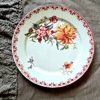 1st Sarreguemines Faience Dessert Plate Linnée