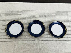 Zsolnay porcelán Pompadour tányéralátét.(3db)