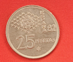 FIFA labdarúgó-világbajnokság, 1980. 25 Peseta 1982 Spanyolország, (1377)