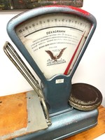 Háború előtti régi bolti mérleg, Rétfalvi József féle Hunnia mérleg, vintage