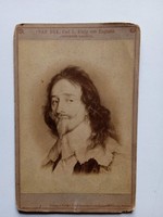 V0355  VAN DYK -Carl I. König von England - Drezda -  méret 165 x 105 mm - fotó 1890-900