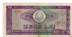 10   Lei   1966   Románia