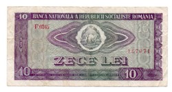 10   Lei   1966   Románia