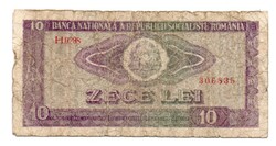 10   Lei   1966   Románia