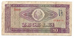 10   Lei   1966   Románia