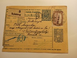 V0423 - Hajdúdorog - csomagszállító  1921 - Sátoraljaújhely  -festmények -Tóth Annuska
