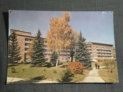Képeslap, Galyatető, SZOT üdülő szálló látkép,részlet,1964-