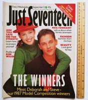 Just Seventeen 1987/9/2 Then Jerico Kim Wilde poszterek Pet Shop Boys Brother Beyond Osmond