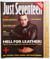 Just Seventeen 1986/12/10 Mark O'Toole (Frankie Goes To Hollywood) Pet Shop Boys Tom Cruise